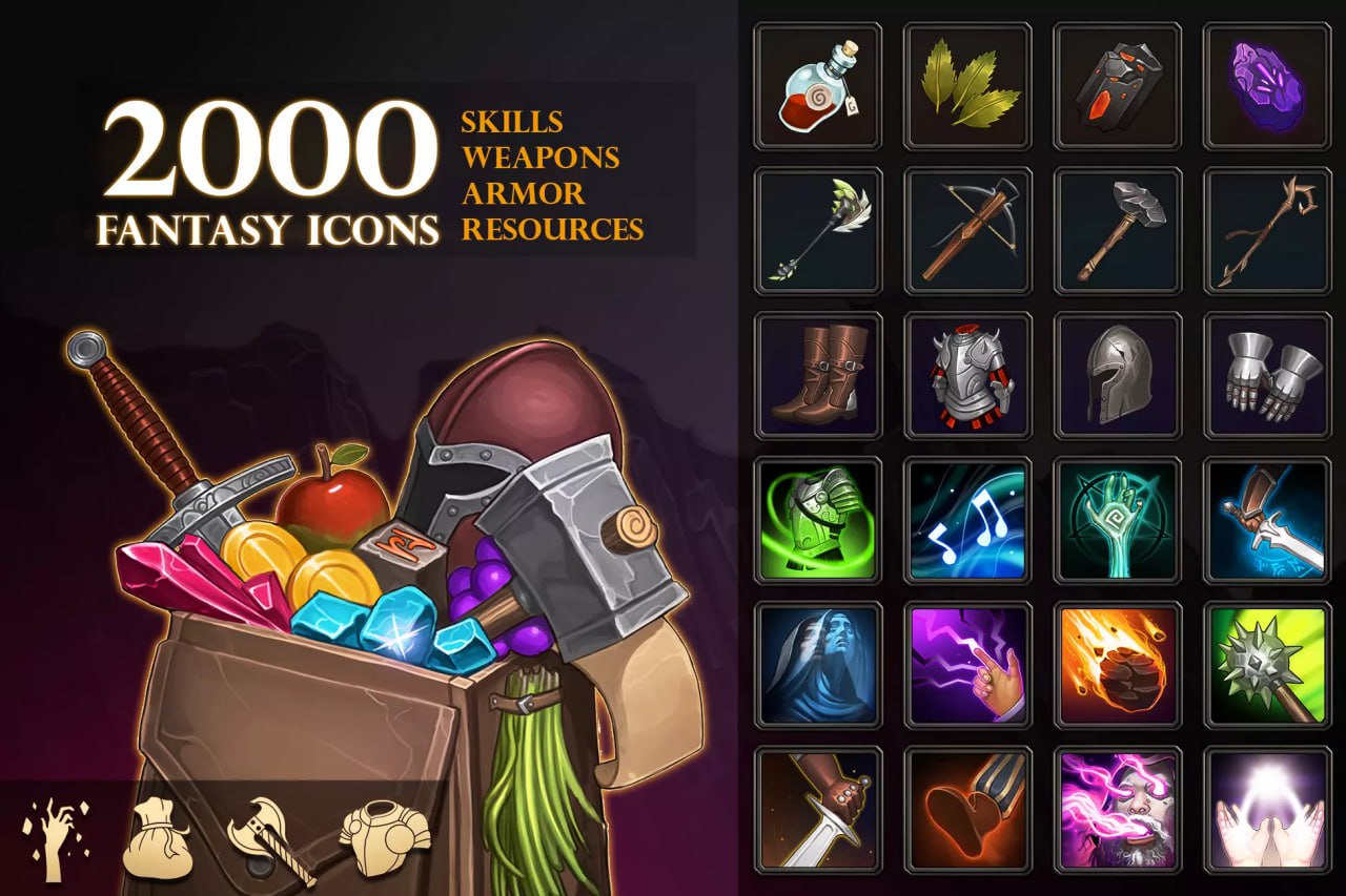 2000 Fantasy Icons📱