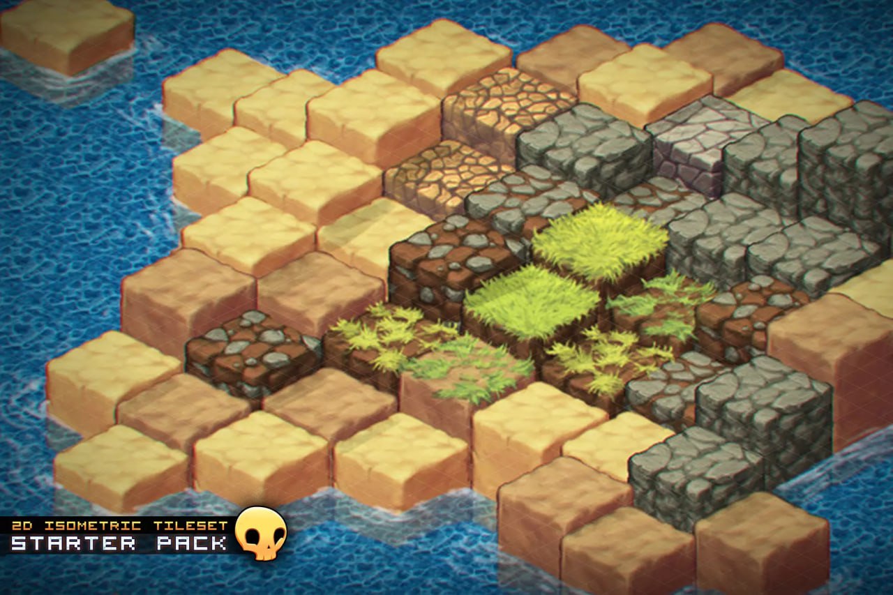 2D Isometric Tile Starter Pack📱