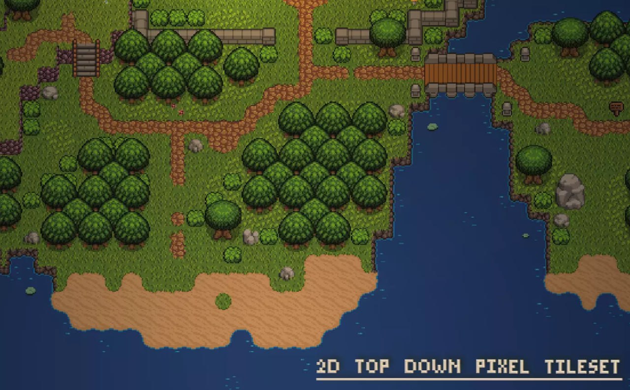 2D Top down pixel tilese📱 - изображение 2