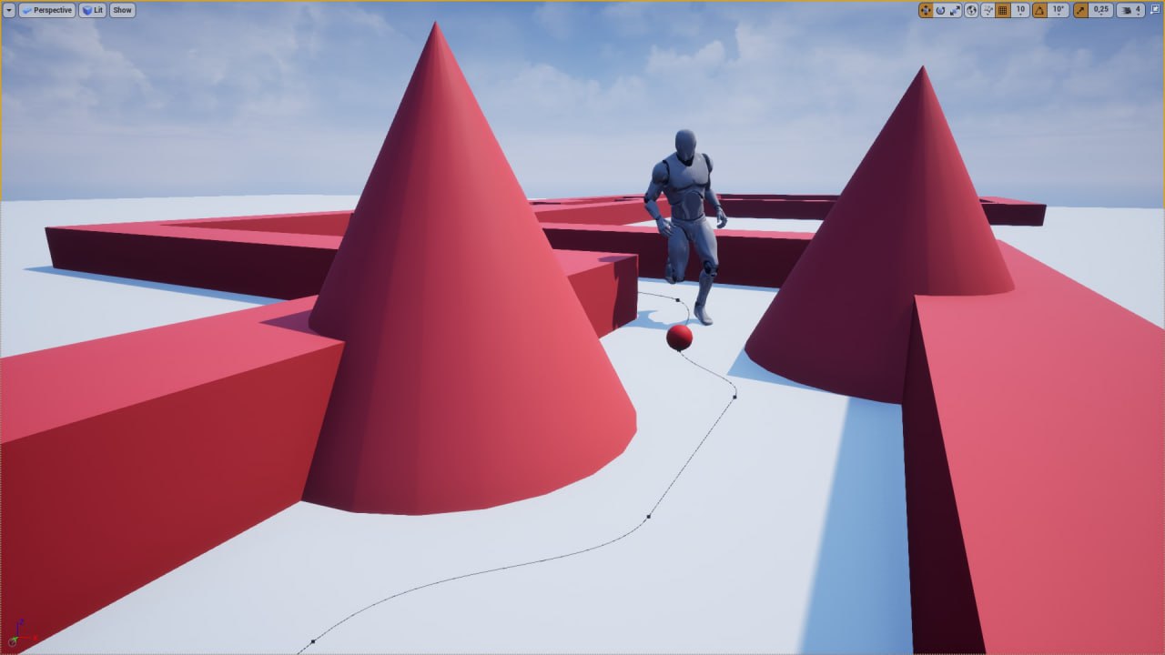 AI Spline-Based Movement System📱