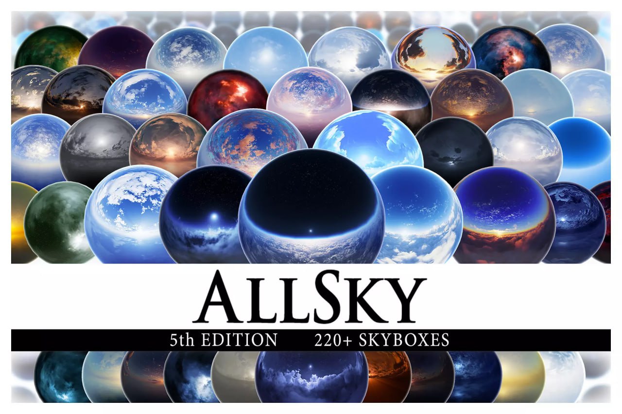 AllSky - 220+ Sky / Skybox Set📱