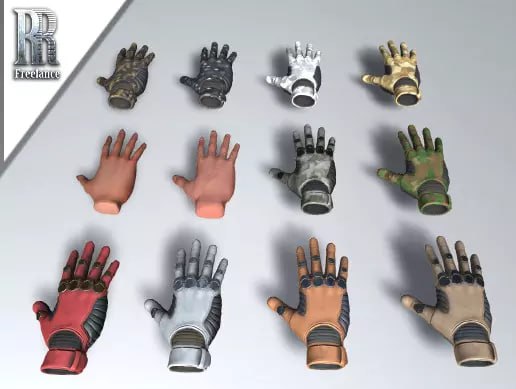 Animated Hands with Gloves + HDRP 2019.3📱