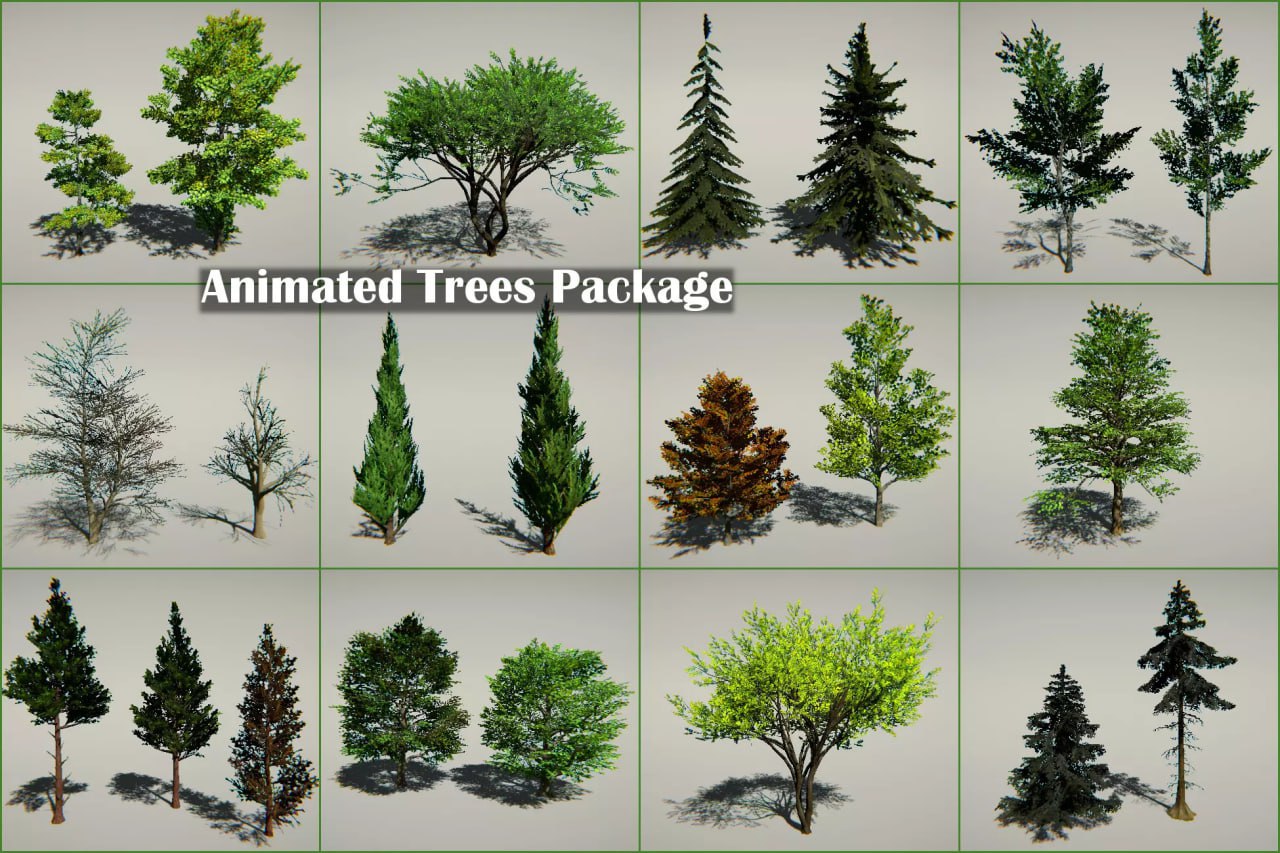 Animated Trees Package📱