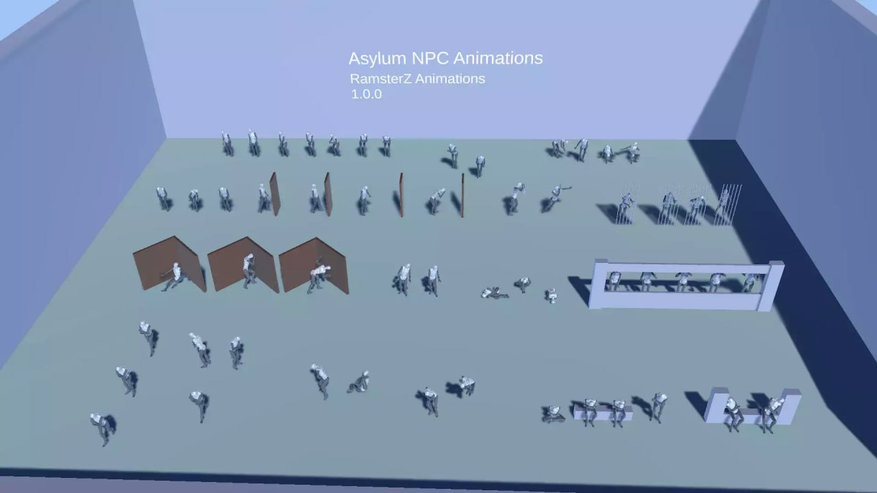 Asylum NPC Animations📱