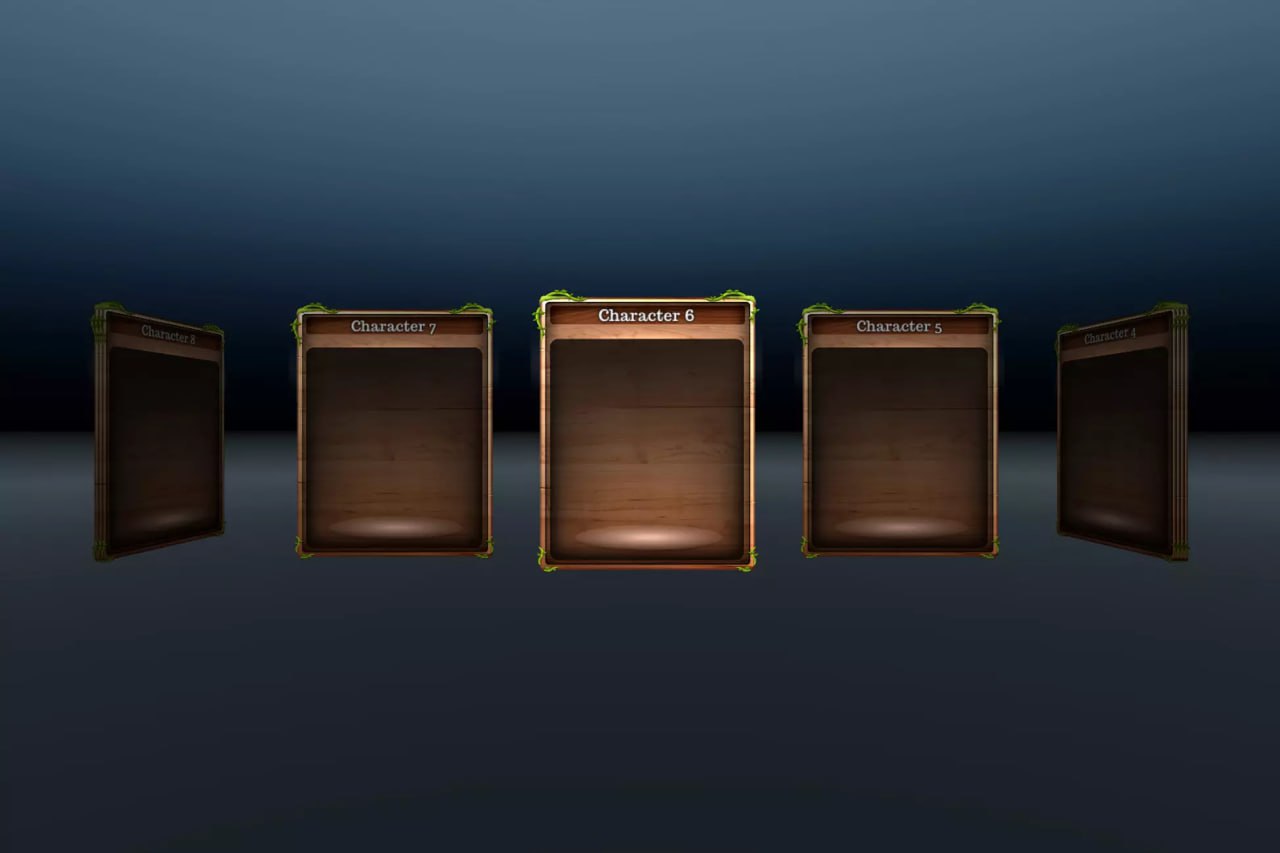 Character Select Carousel (uGUI)📱