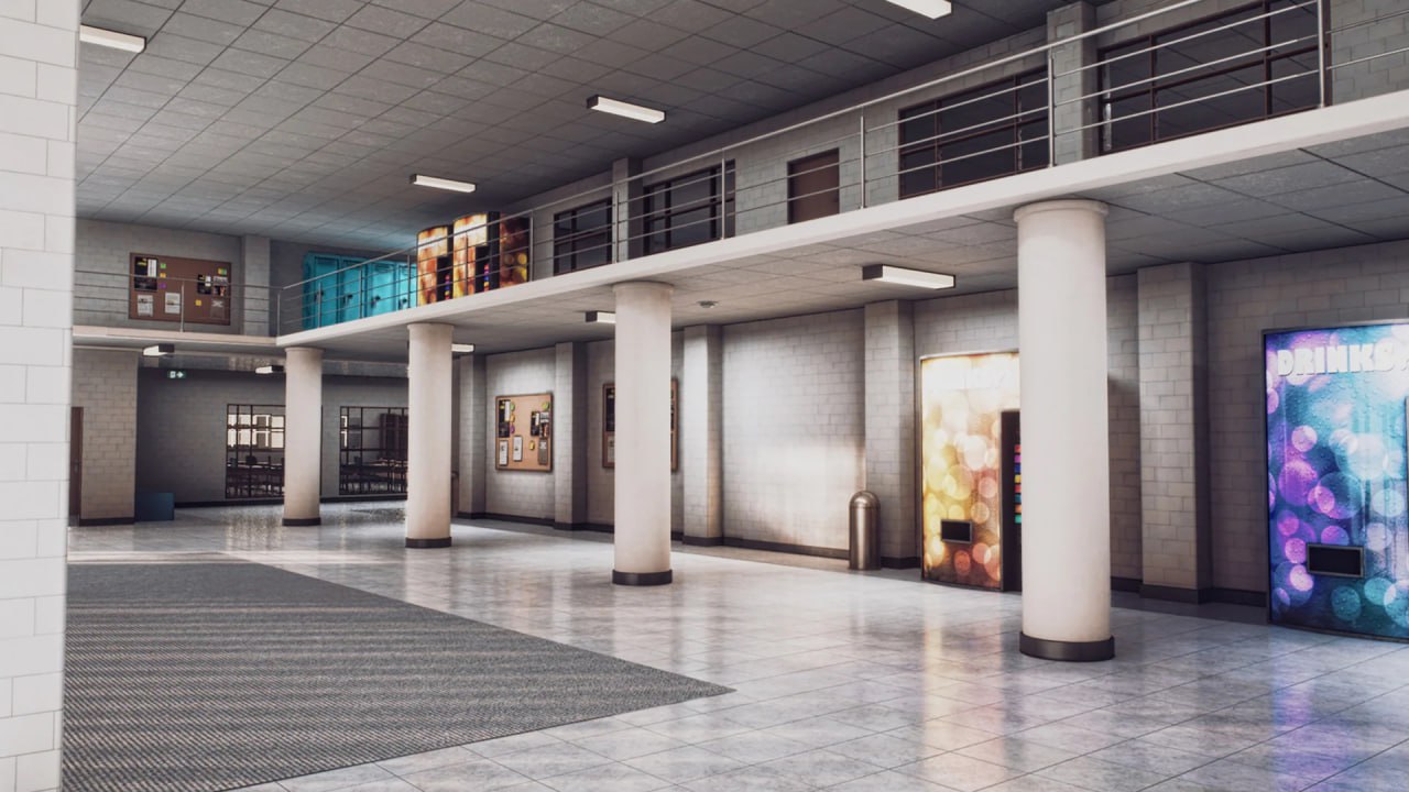 Clean/Horror School Environment📱