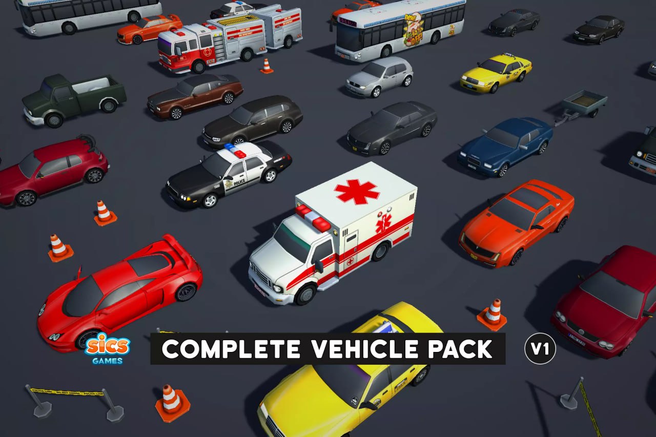 Complete Vehicle Pack📱