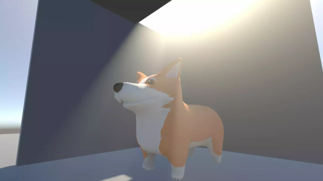 Corgi God Rays - URP Volumetric Lighting📱