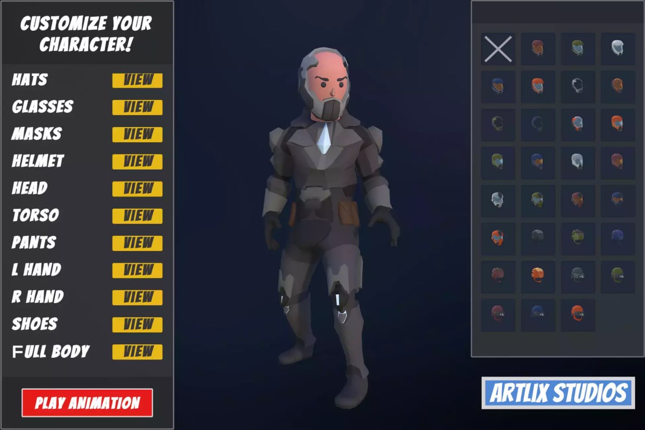 Customizable 3D Sci-Fi Characters Vol 2📱