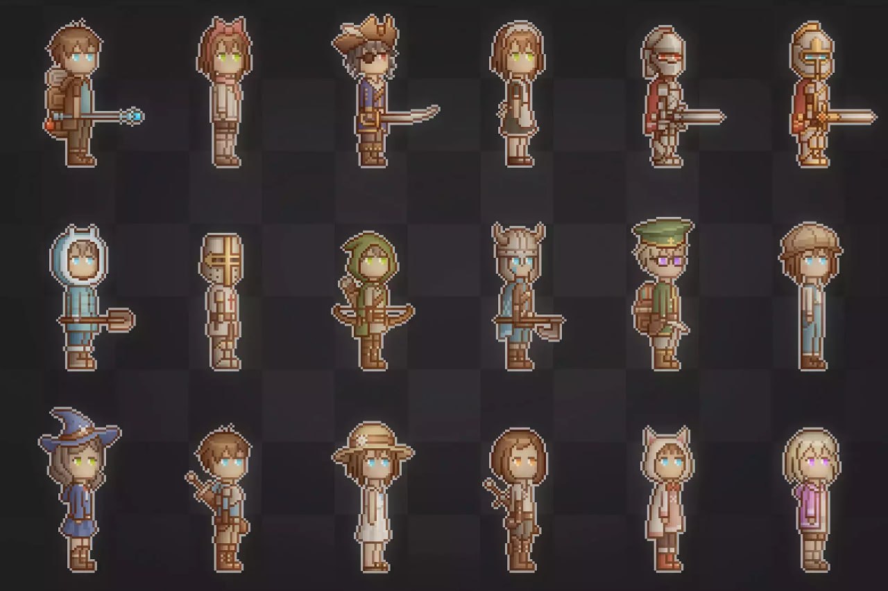 Customizable Pixel Character📱