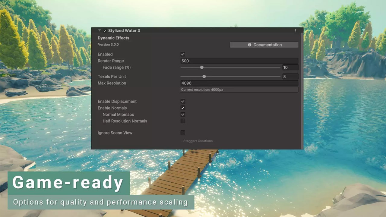 Dynamic Effects for Stylized Water 3📱
