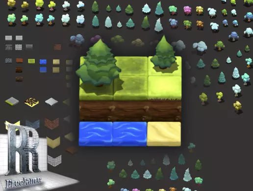 Environment Sprite Pack + TopDown Tileset📱