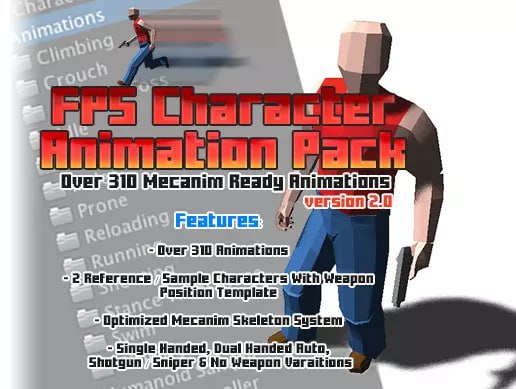 FPS Character Animation Pack📱