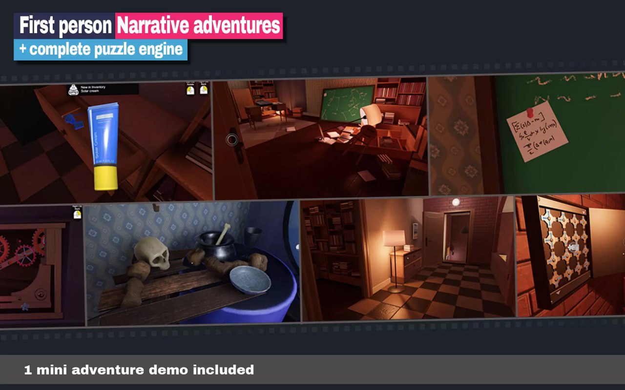 First person narrative adventures + complete puzzle engine📱 - изображение 3