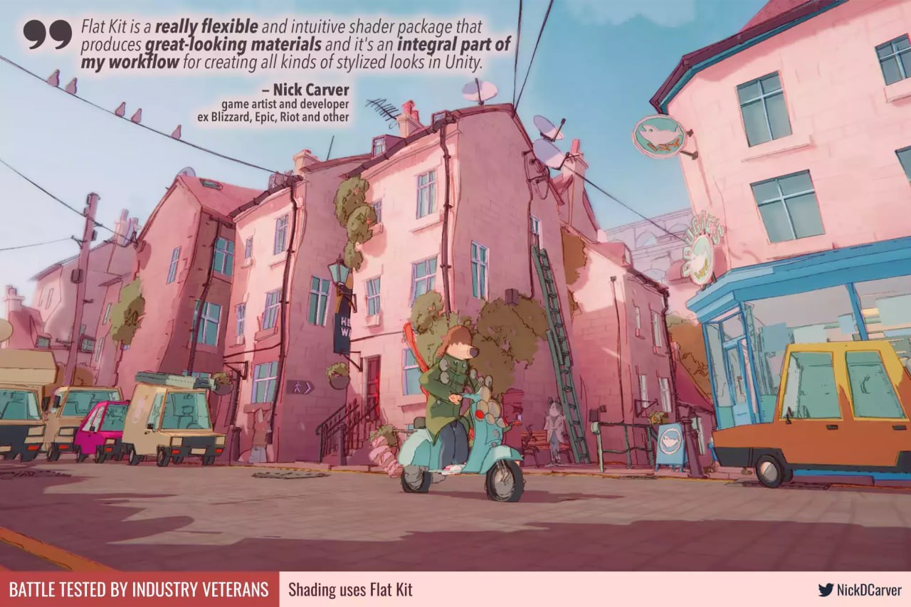 Flat Kit: Toon Shading and Water📱