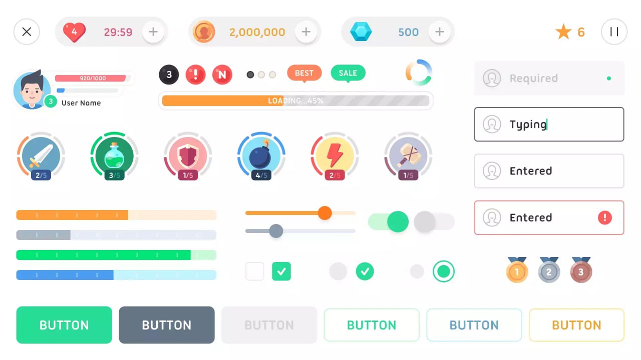 GUI - Mono Round📱