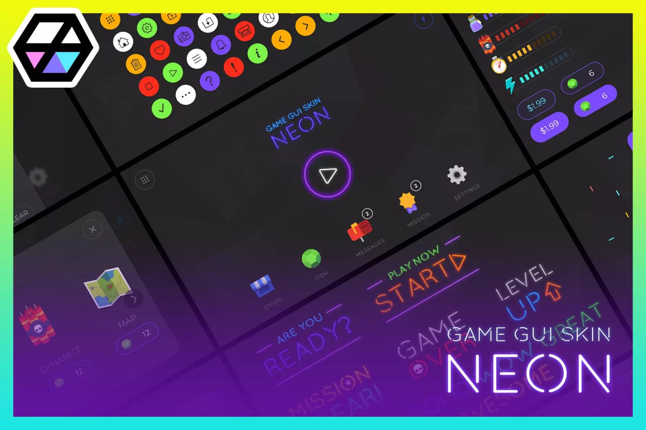 GUI Kit Neon📱