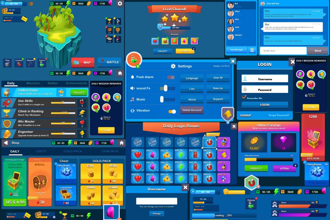 GUI Kit Pro - Hepul Kit📱