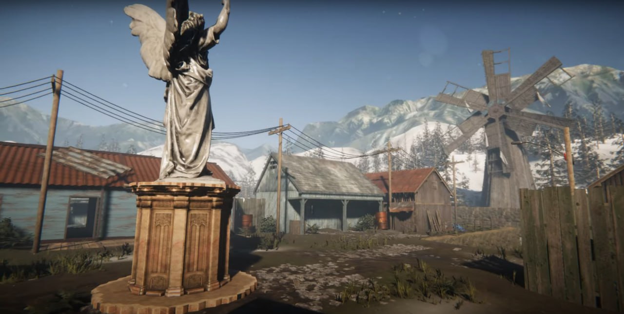 HDRP Mountain Town FPS Map📱