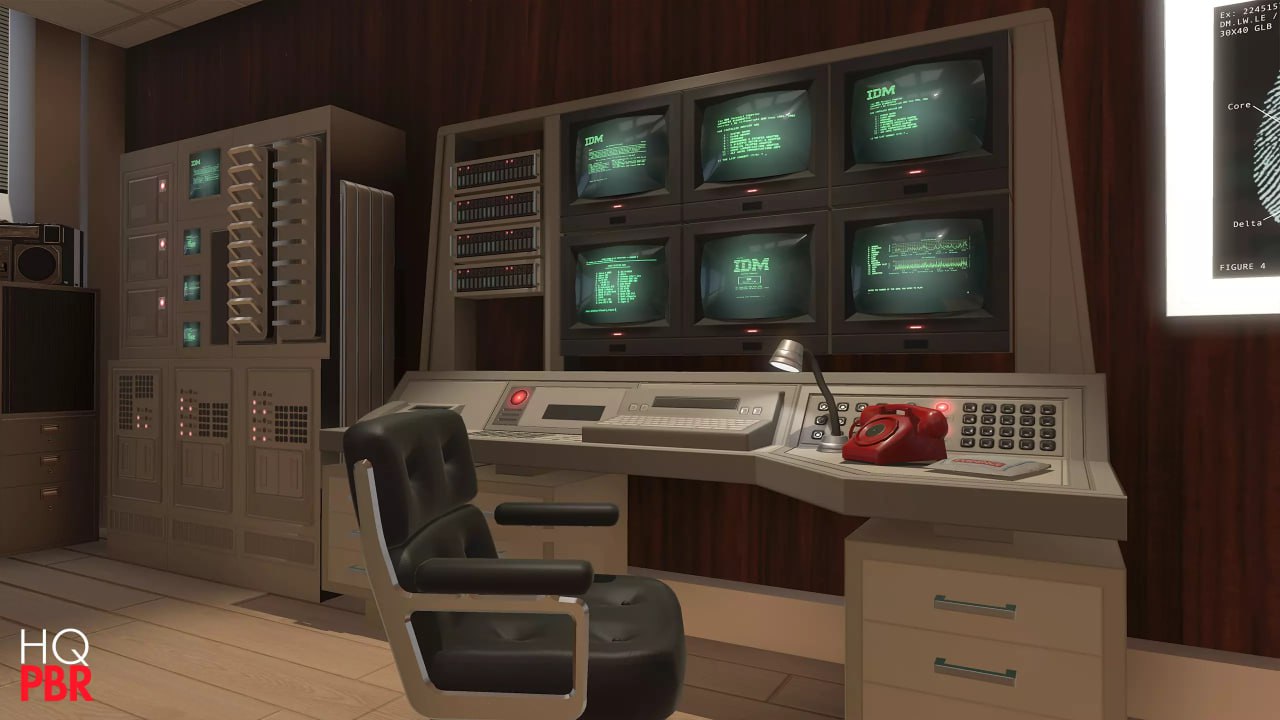 HQ PBR Retro Office Environment📱 - изображение 2