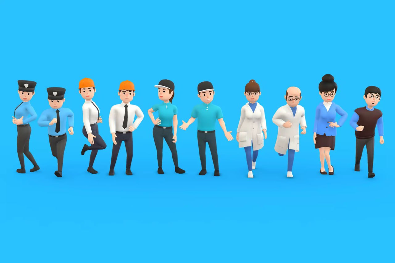 HYPER CASUAL CHARACTERS VOLUME 3 - ACTIVITIES📱