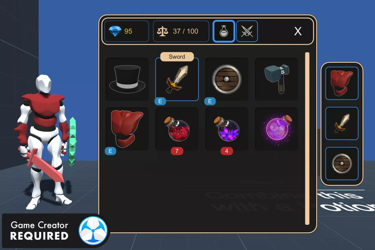 Inventory (Game Creator 1)📱