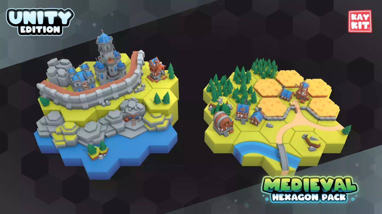 KayKit - Medieval Hexagon Pack📱