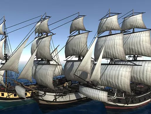 Low/Mid Poly Brig Ship Pack📱