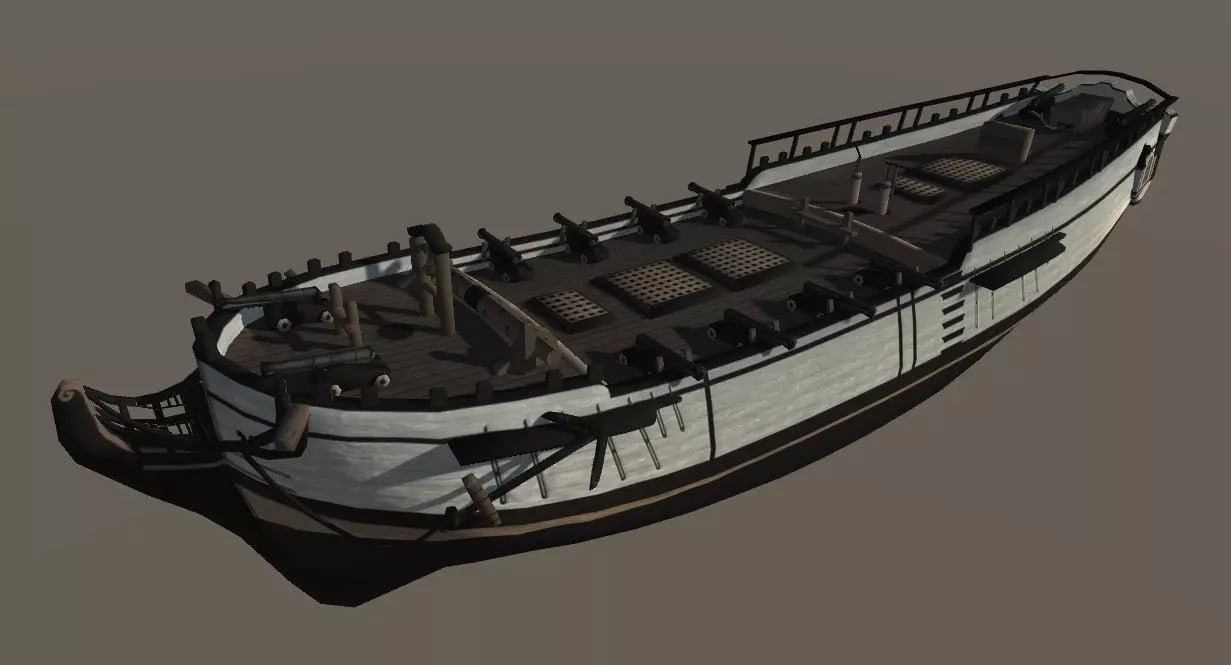 Low/Mid Poly Brig Ship Pack📱 - изображение 3