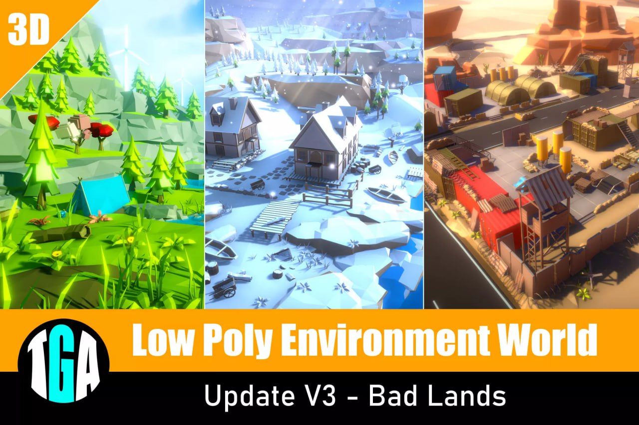 Low Poly Environment World📱