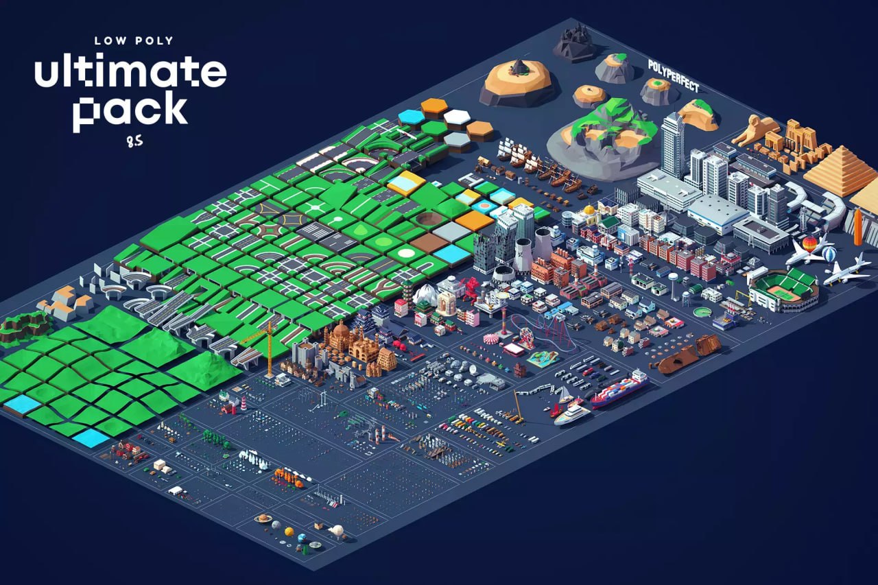 Low Poly Ultimate Pack📱