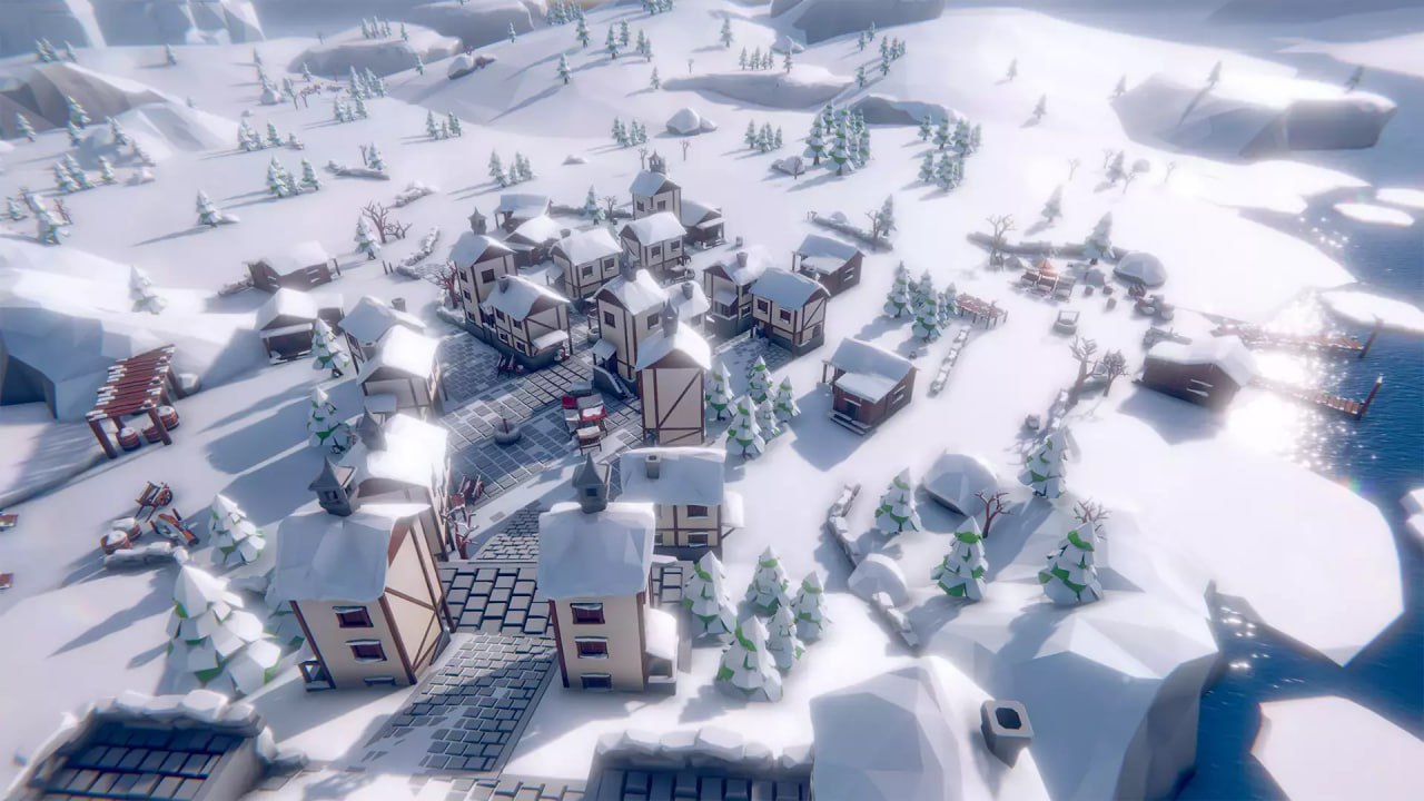 Lowpoly Style Winter Environment📱 - изображение 2