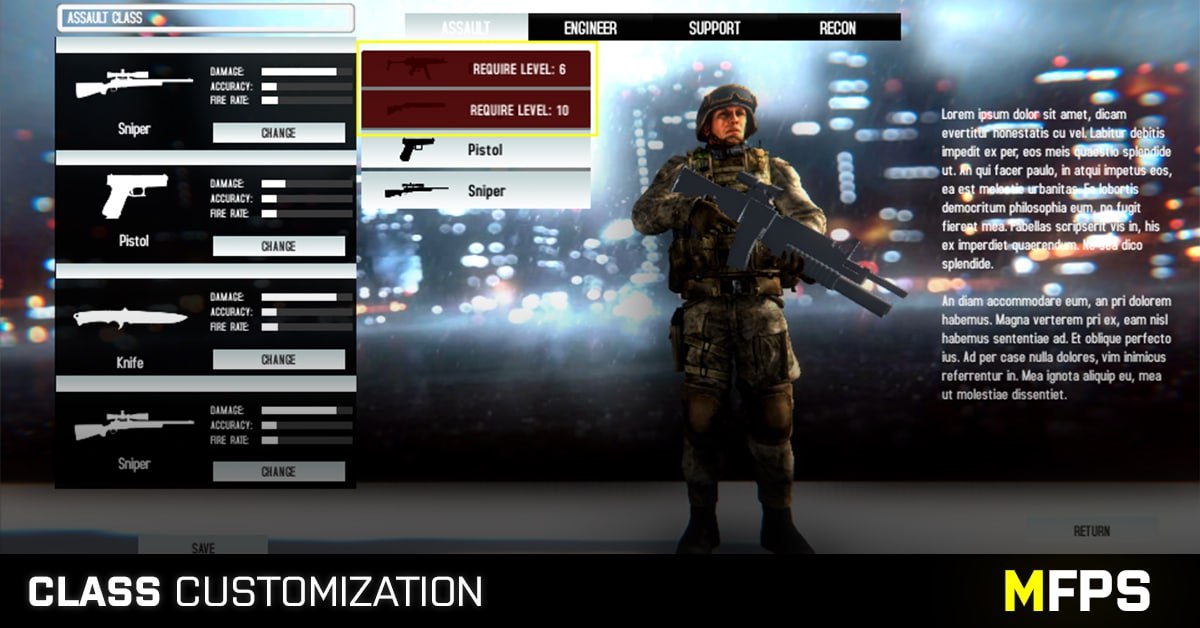 MFPS Class Customization📱