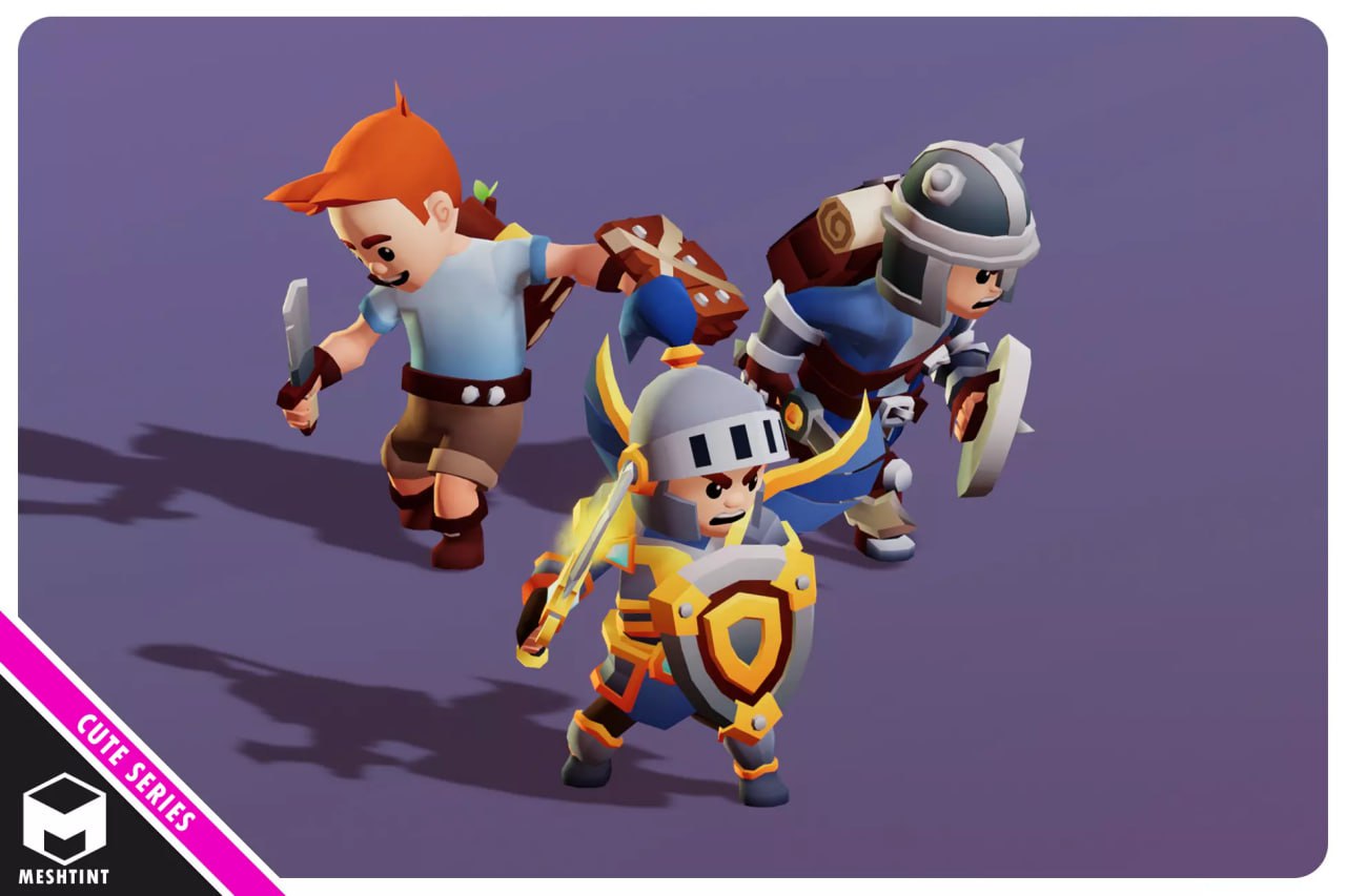 Male Knight Modular Pack 01 Cute Series📱