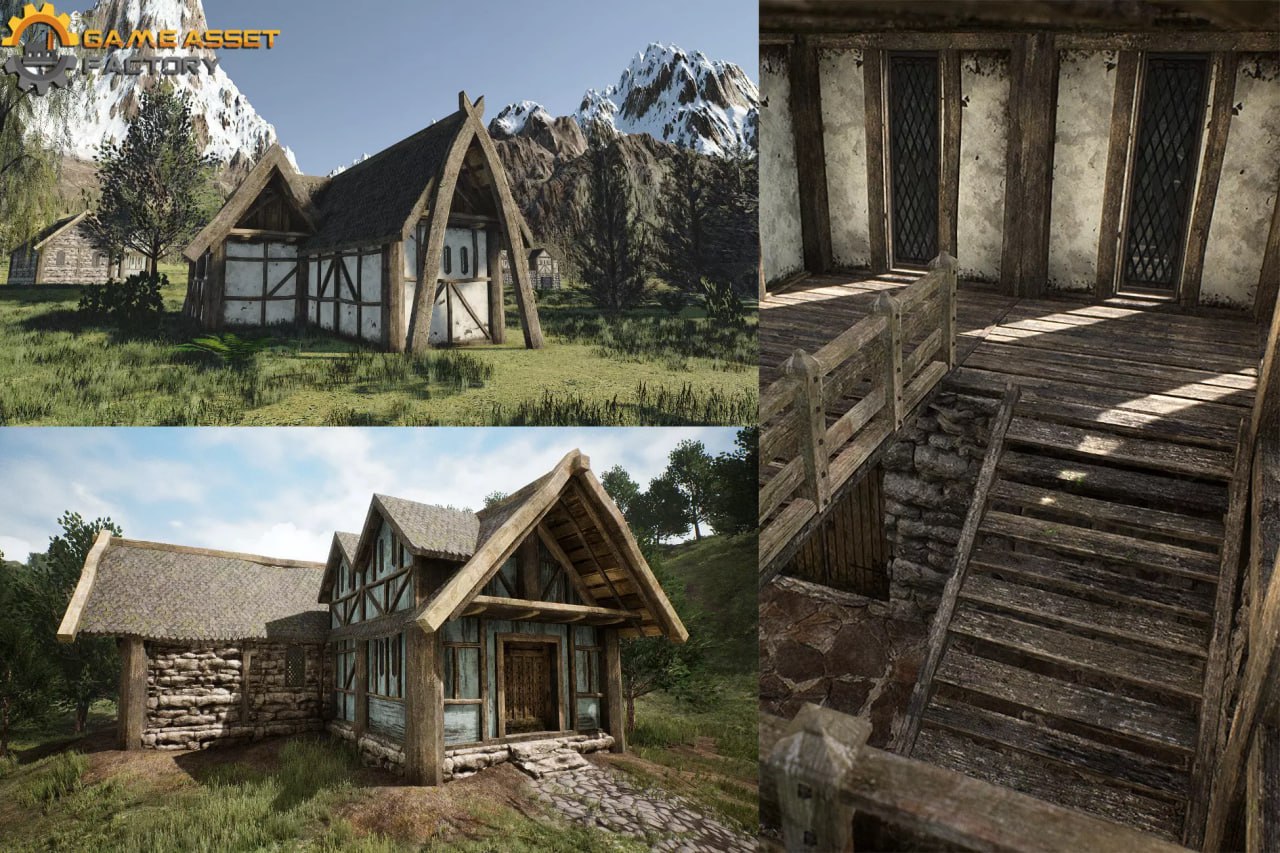 Medieval Houses Modular Vol 1📱