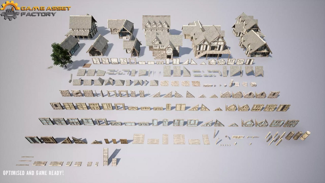 Medieval Houses Modular Vol 1📱 - изображение 2