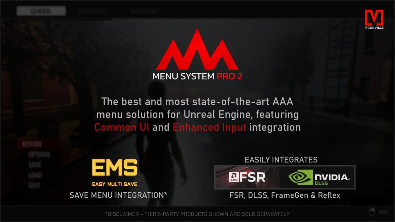 Menu System Pro MVE📱