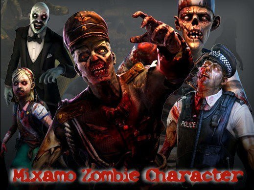 Mixamo Zombie Character Contest Pack📱