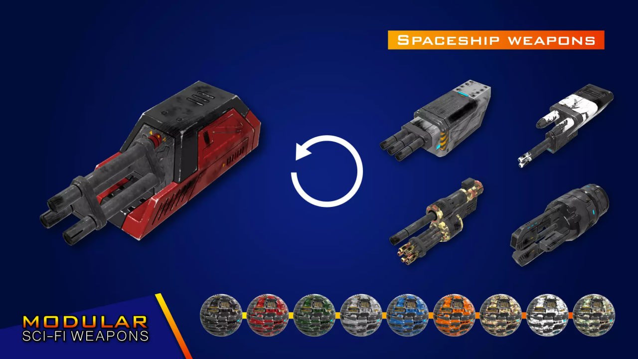 Modular Sci-Fi Weapons📱