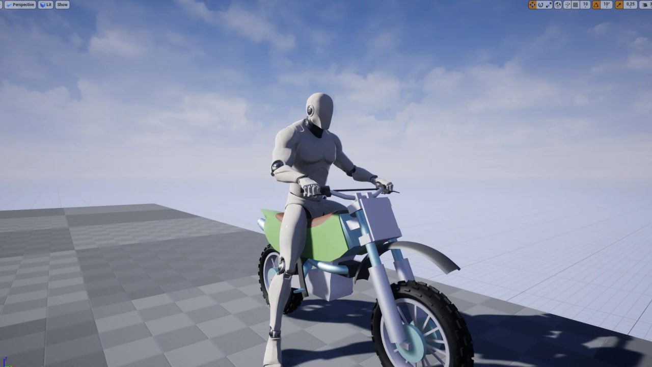 Motorbike Interact Animations Pack📱