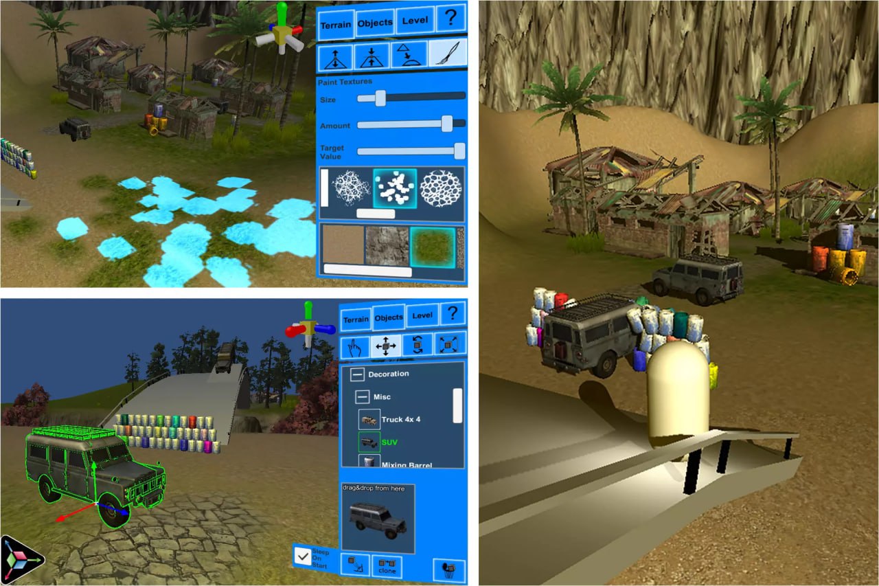 Multiplatform Runtime Level Editor📱