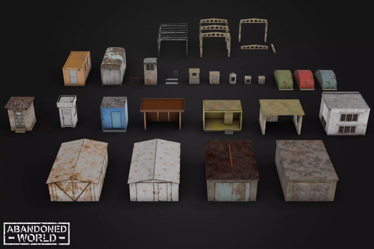 Old Small Buildings Pack📱