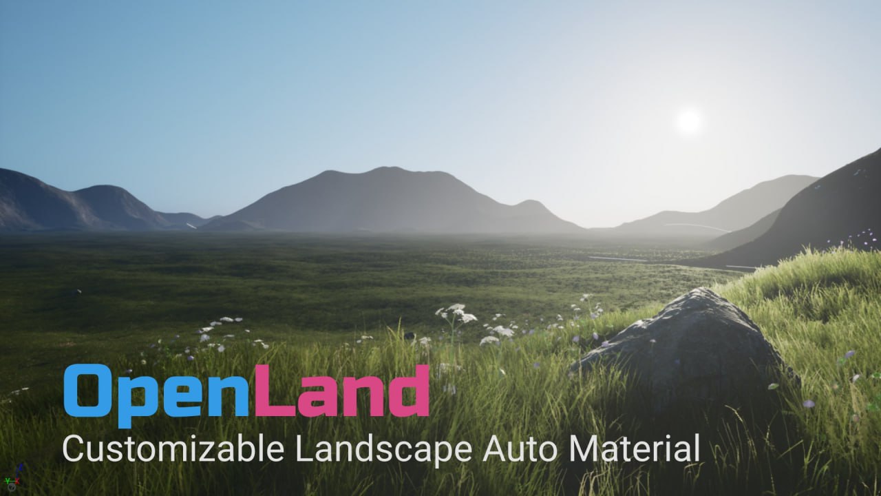 OpenLand - Customizable Landscape Auto Material📱