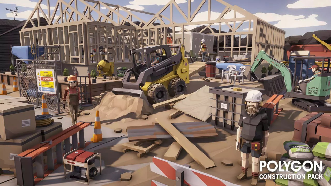 POLYGON Construction - Low Poly 3D Art by Synty📱