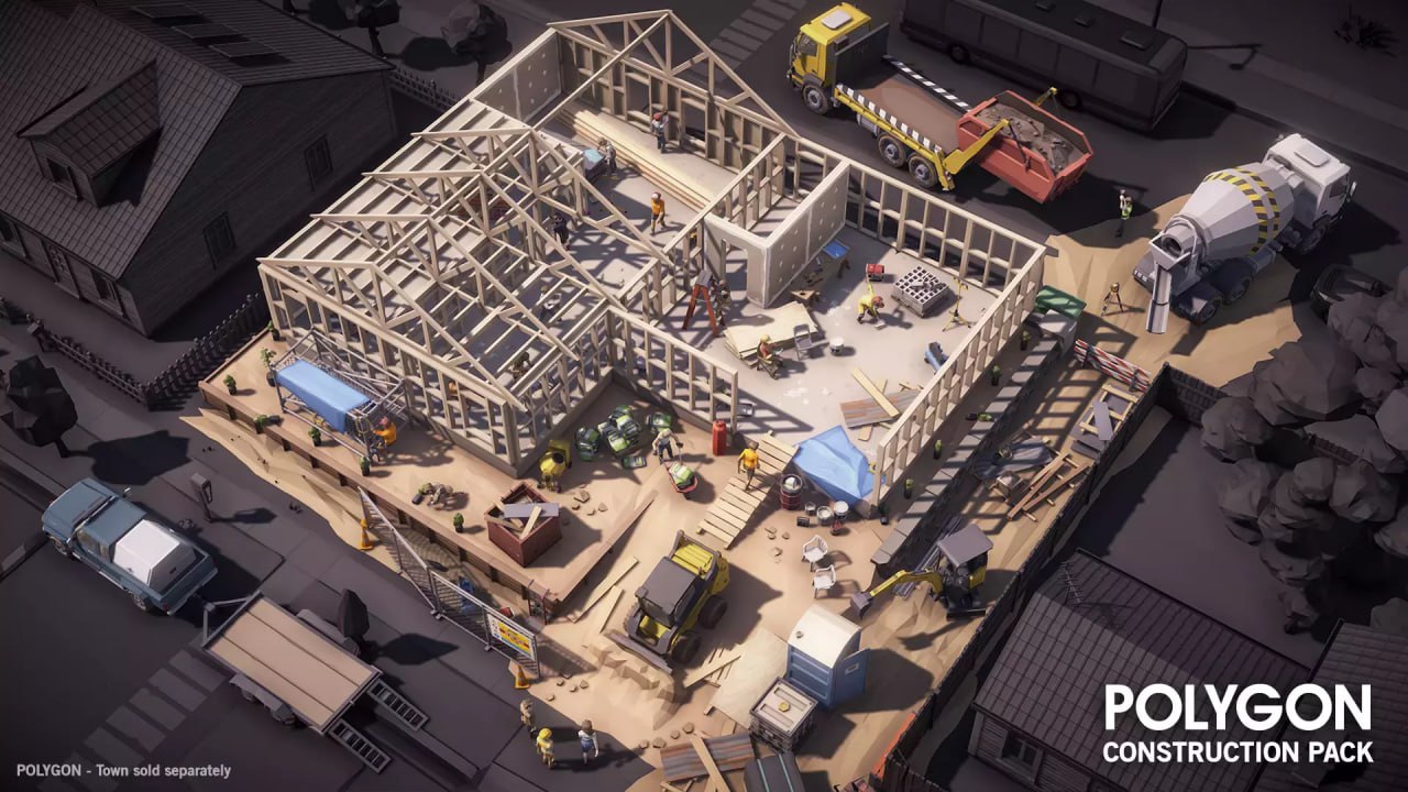 POLYGON Construction - Low Poly 3D Art by Synty📱 - изображение 4