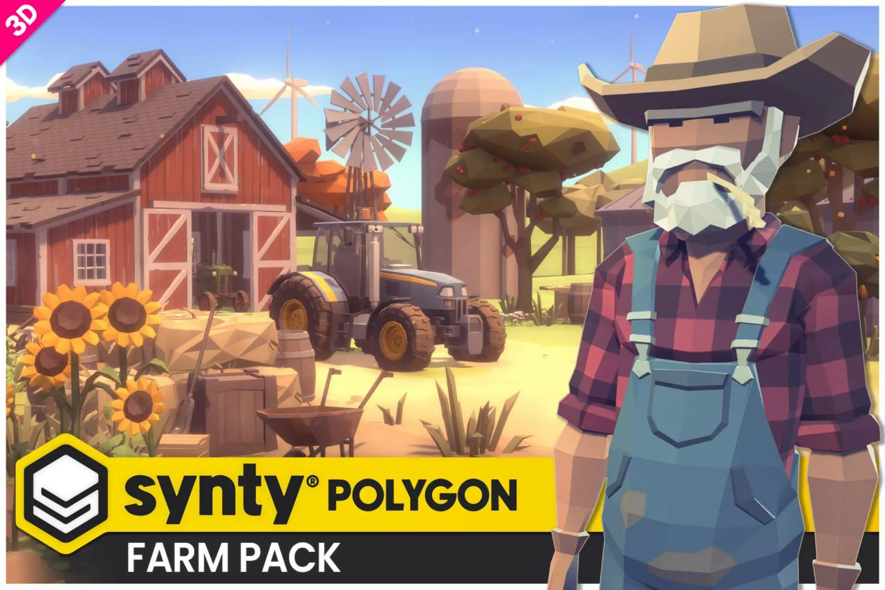 POLYGON Farm - Low Poly 3D Art by Synty📱
