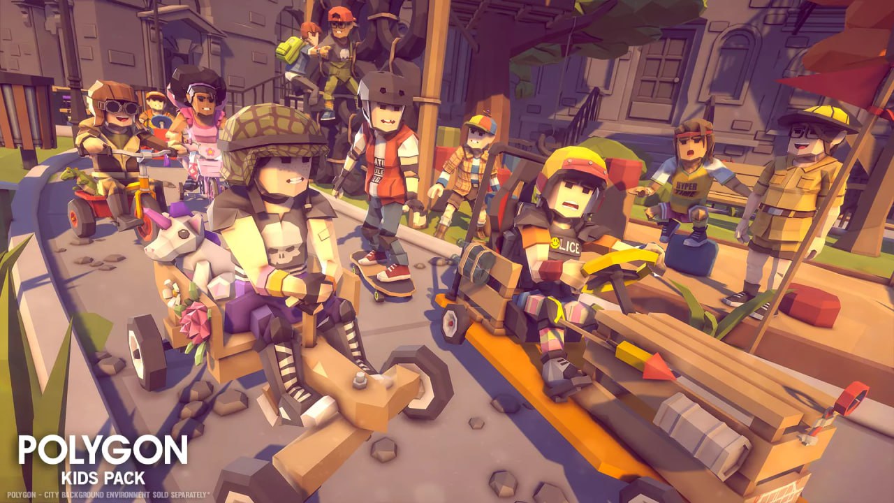 POLYGON Kids - Low Poly 3D Art by Synty📱 - изображение 2