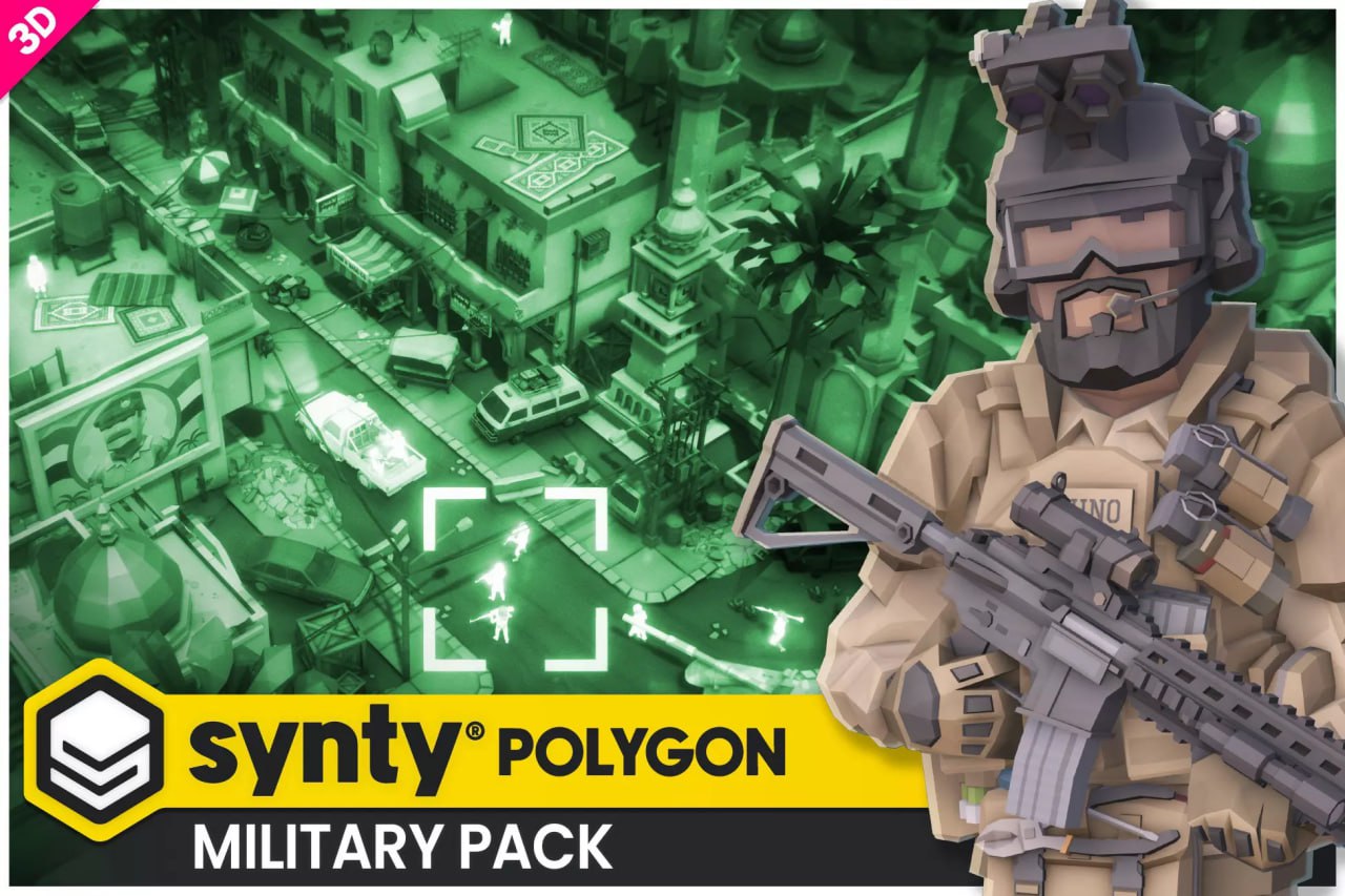 POLYGON Military - Low Poly 3D Art by Synty📱