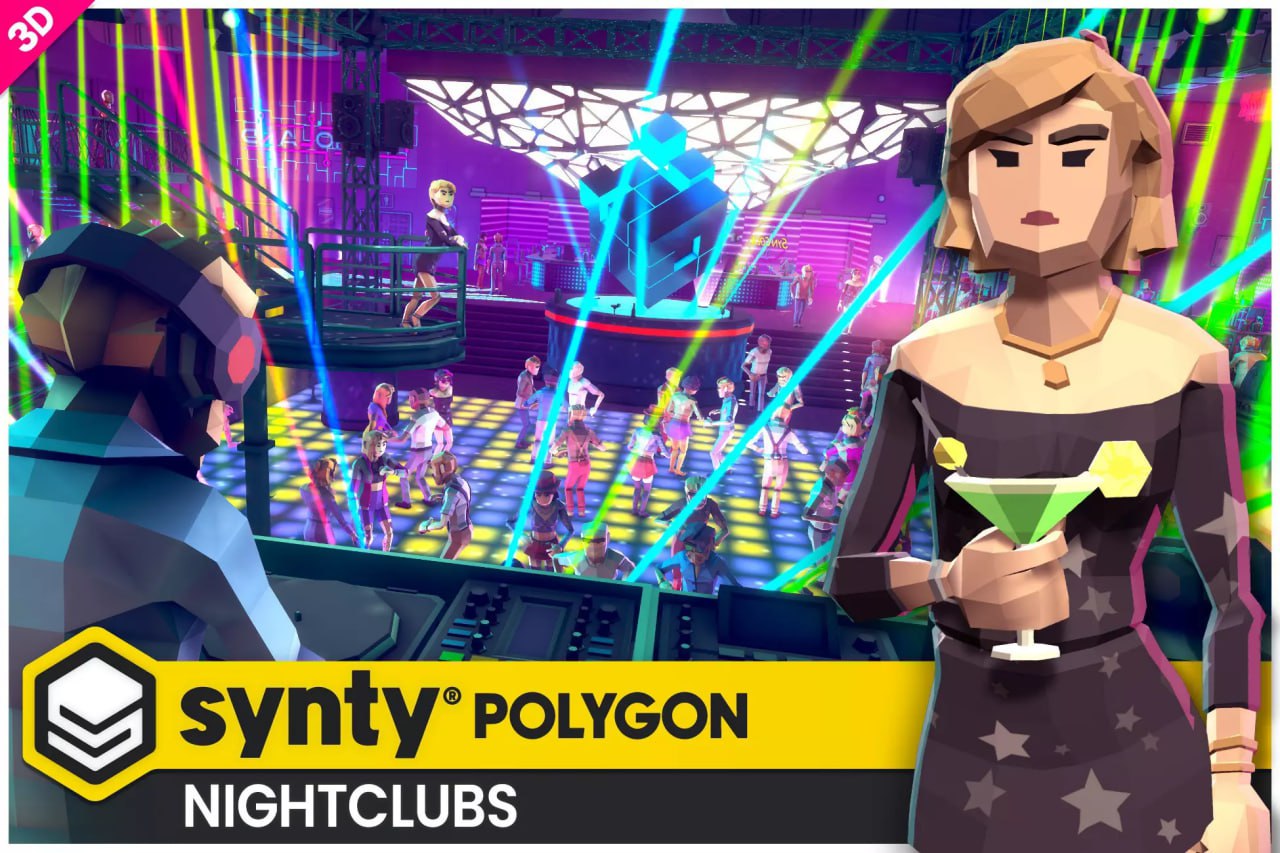 POLYGON Nightclubs - Low Poly 3D Art by Synty📱