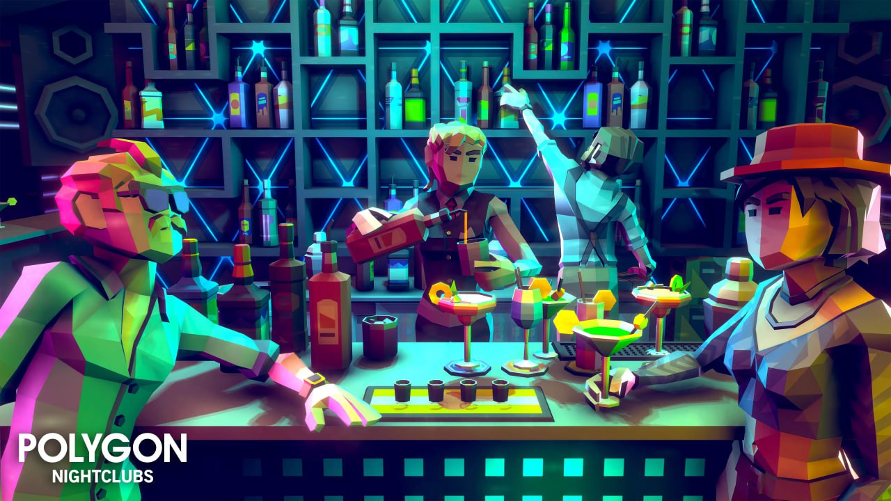POLYGON Nightclubs - Low Poly 3D Art by Synty📱 - изображение 3
